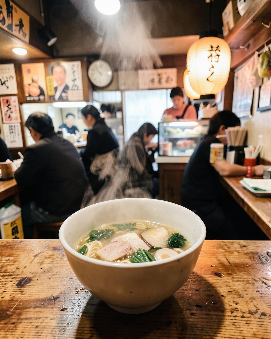 A bowl of ramen from Melissa's travels